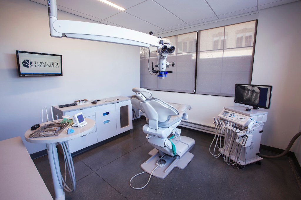dental suite with chair and equipment